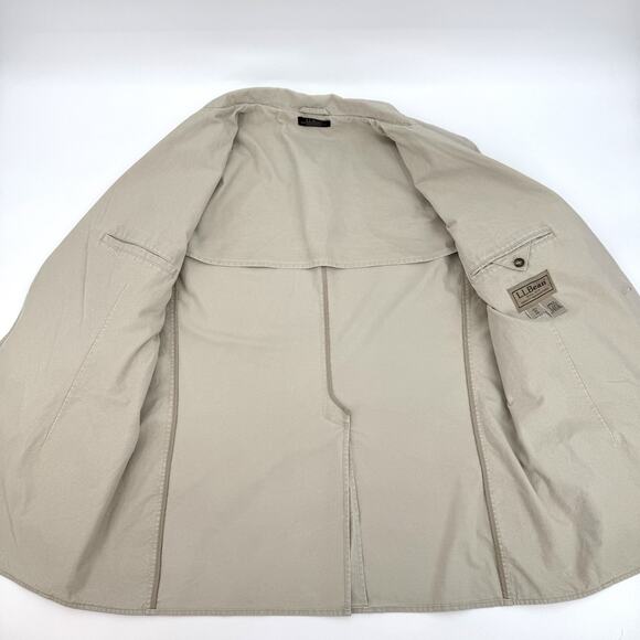 LL Bean Blazer Mens 40 Regular Sport Coat Jacket Casual Outdoors Unstructured - Picture 7 of 10